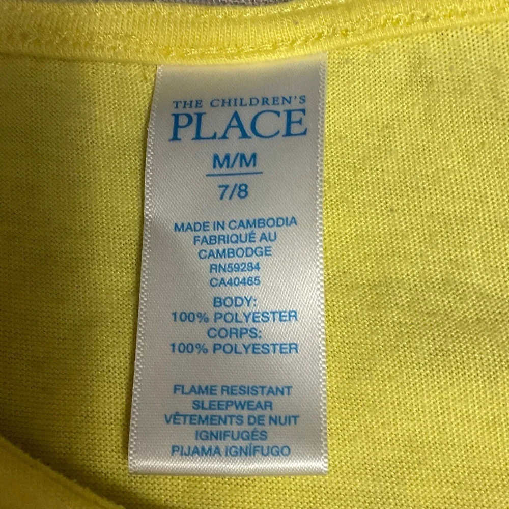The Children's Place Yellow Tank Top